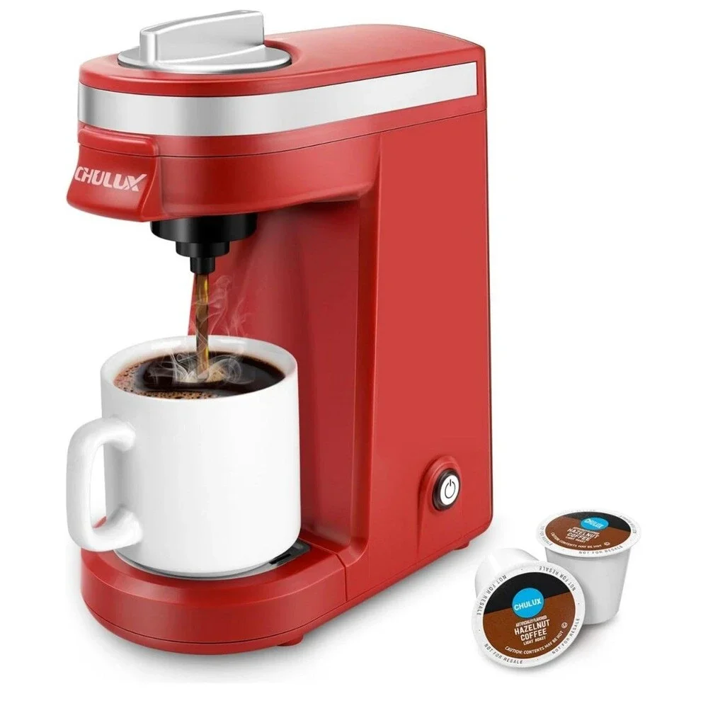 CHULUX Mini Coffee Maker for K Capsule Single Serve Coffee Maker for One Cup ...